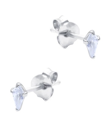 Beautiful CZ Crystal Silver Stud Earring STS-6221